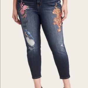 Torrid Girlfriends Printed Jeans